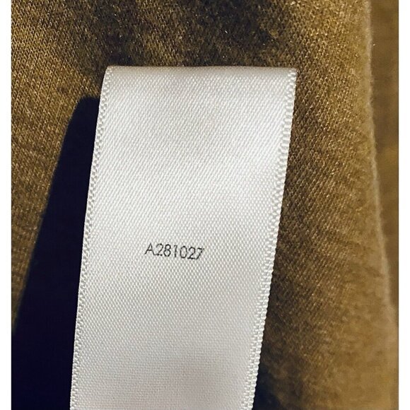 LOGO Lori Goldstein Cardigan Womens 1X Brown French Terry Faux Suede Pockets - Picture 6 of 7